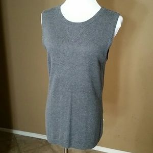 Calvin Klein grey gray sweater vest